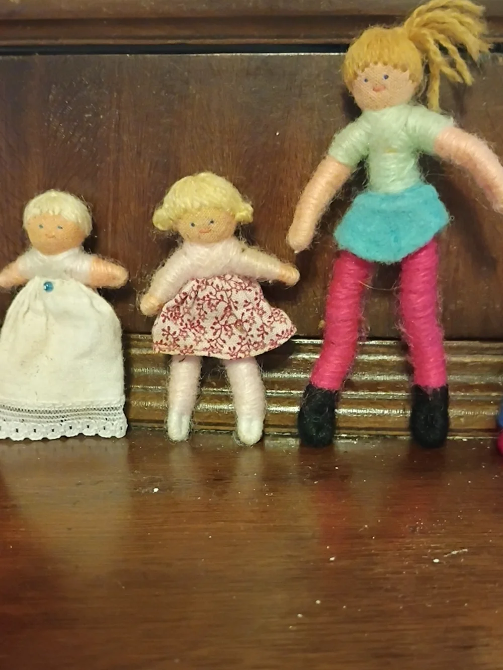 Vintage 1990 7 Half Penny Dolls